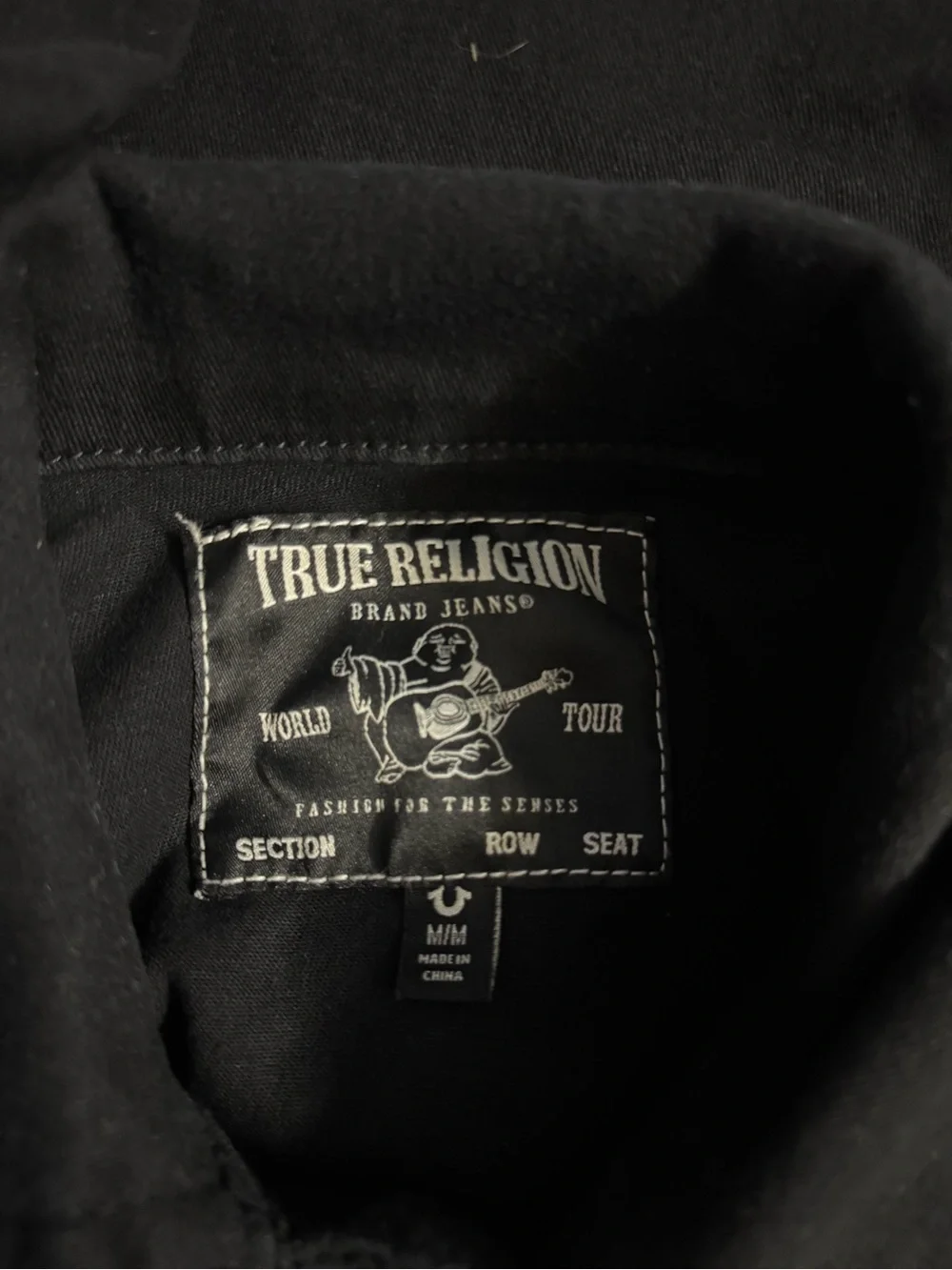 True Religion Black Denim Jacket